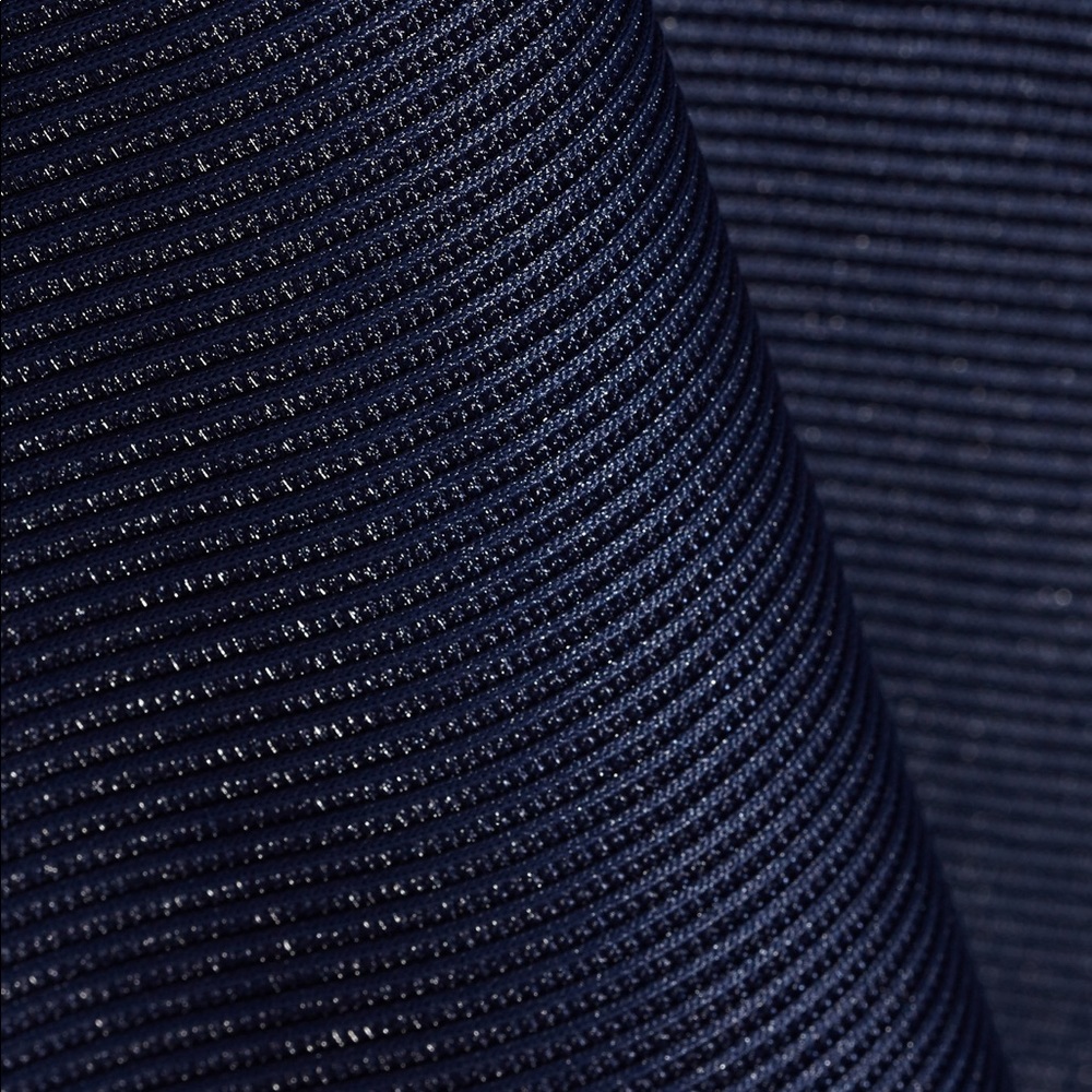 Maje Grease fit and flare midnight blue mini dress - Picture 2 of 6